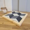 Dessous de plat Bois et carrelage Noir Gris et Blanc – Image 9